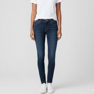 Eileen Fisher Blue Skinny Jeans Size 4